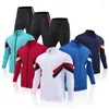 Gym Clothing Men Soccer Tracksuits Football Trainning Suits Style Adults Sportswear Garment Apparel Jackets Can Add LOGOS