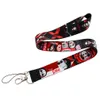 Keychains Lanyards Keychains Lanyards 클래식 공포 영화 Scream Neck Straps ID 배지 홀더 펜던트 키 링 매력 휴대 전화 Cospl DHDK6