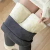 Christmas Decorations 2023 Winter Leggings Knitting Velvet Casual Legging High Elastic Thicken Lady's Warm Black Pants Drop