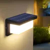 Lampa ścienna światła słoneczne na zewnątrz Wodoodporne wewnętrzne domowe drzwi ogrodowe drzwi czujnik oświetlenie kinkietowe bez okablowania