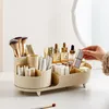 Förvaringslådor Desktop Makeup Organizer Cosmetic Box Brush Holder Eyeshadow Palette Skincare Container för kvinnor