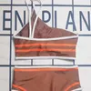 Damesbadmode sexy bikiniset strandbadpakken met één schouder casual badpak tweedelige set