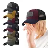 Casquettes de baseball Hommes et femmes Baseball réglable décontracté brodé drapeau américain imprimé coton chapeaux de soleil unisexe couleur unie visière