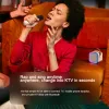 K12 미니 휴대용 오디오 통합 마이크 홈 홈 노래 노래방 가족 무선 BT 야외 휴대용 스피커 MIC