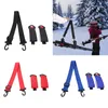 Outdoor Bags Ski Pole Carrier Strap Fixing Belt Durable Snowboard Shoulder For Skateboarding Winter Sports Skis Accessories