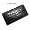 Wallets Hongsen Crocodile Belly Long Wallet Man Male Purse Clutch Bag