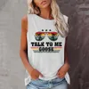 T-shirt femme Seeyoushy Talk To Me Goose Print Funny Women T Harajuku Été T-shirt sans manches 90 s T-shirts occasionnels Tops Vêtements 230408