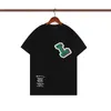 2023 lato paris męskie koszulki projektant tee luksusowe uciekają koszulka z literami t shirt klasyczna moda zielona damska koszulka z krótkim rękawem casual bawełniana koszulka topy