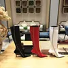 TOP Quality luxury Autumn Pointy Toe Genuine Leather Thin High Heel Long Boots Women Side Zipper Knee-High Boots Fashion Ankle Botas Mujer Party