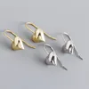 Boucles d'oreilles en forme de cœur pour femmes, en argent Sterling 925, cadeau de saint valentin