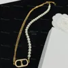 Pearl Rhinestone örhängen armband halsband smycken set kvinnor designer crystal halsband armband uppsättningar