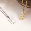 Kettingen Mosterdzaad Geloof Christelijke Charme Ronde Kettingen Vrouwen Mode-sieraden Rvs Geometrie Collier Femme