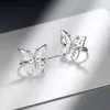 Stud Earrings Butterfly Ear Clips For Women Korean Fashion Sieraden Trendy Geen piercing Animal Cute/Romantic Party Gift