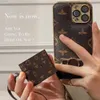 Leather Beautiful Lu Phone Cases iPhone 15 14 13 12 11 Pro Max Luxury Designer Pres