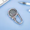 Pocket Watches Carabiner Clip Clock Electronic Luminous Multi-function Fob Watch Men Compasses Display Clocks Gift