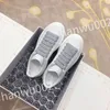 2023 Hot Men Women fashion Shoes Lace-up Flat Platform designer sneaker Black Genuine Leather Air Cushion Sneake