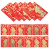 Decorazioni da giardino Busta rossa da 60 pezzi per borsa per anno Festival R Calendario Lettera Festa Portasoldi fortunati Carta cinese