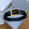 Ceinture de haute qualité pour femmes en cuir authentique 3,0 cm de largeur hommes concepteurs ceinture y boucle cnosme ceintures pour femmes