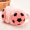 Cuffie per bambini Cuffie antirumore per bambini carini Cuffie per le orecchie da calcio invernali da viaggio all'aperto Cuffie antirumore calde e spesse per bambina 231107