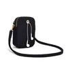 Bolsas de noite Bolsa de telefone celular casual Bolsa de telefone Oxford Fabric Crossbody fêmea pequena bolsa de ombro Mensageiro sólido para