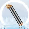 Lighters Starlight Projection Metal Windproof USB Rechargeable Lighter Flameless Tungsten Wire High-end Gift for Lovers