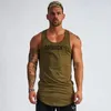 Herrtankstoppar sommar streetwear casual topp bomull jogger gym fitness singlets sportkläder träning män kläder väst manlig undertröja