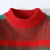 Мужские свитера 2023, осень-зима, элитный роскошный кашемировый свитер, мужской толстый теплый мужской рождественский джемпер, модный пуловер, топы