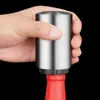 Rostfritt stålflasköppnare Automatisk Push Down Magnetic Beer Cap Opener Bar Kitchen Wine Gadgets Wedding Presents Q697