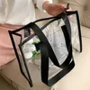 Shoulder Bags Newest Transparent Soulder Bag Fasion PVC Large Capacity Tote andbag Women Quality Clear Underarm Bag Summer Bagscatlin_fashion_bags