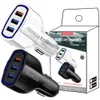 Chargeur de voiture à 3 Ports USB, charge rapide 7A 35W 3.1A, adaptateurs d'alimentation automatique pour Iphone 13 14 15 Pro Samsung S22 S23 Huawei F1