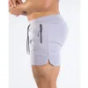 Men's Shorts Super Men's Zipper Pocket Fitness Gym Shorts Men's Summer Running Shorts Men's Jogging Beach Sports Shorts 230408