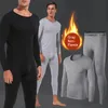 Sous-vêtements thermiques pour hommes, caleçon long avec doublure polaire, couche de Base de Sport par temps froid, hiver 231108