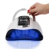 Nageltorkar Sun X1211 Max UV Lamp LED Nail Lamp Nail Dryer för alla geler Polish Sun Light Lamta LED Manicure Infraröd avkänningstimer Smart 230407