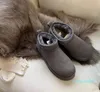 Venda quente mulheres ultra mini plataforma tornozelo botas de neve pele carneiro pelúcia casual manter botas quentes