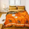 All-match Double-Layer Thickened Affordable Luxury Style Fleece Blanket Composite Velvet Blankets Thermal