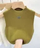 Prades Designer Vest Sweater Pra Vrouwen vesten lente val los letter ronde nek pullover gebreide vazen mouwloos vest top top waumper jumper plus maat 518