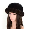 Berets 2023 Herbst Winter Super Warm Schnee Zeigen Frauen Echte Rex Weiß Russische Stil Kappe Dame Luxur Hut Haar Schöne