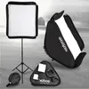 Freeshipping Ajustável Studio Photo Light Flash Softbox 40x40 cm / 15 "* 15" S tipo Suporte de Montagem Kit de Iluminação Fotografia Ldhg