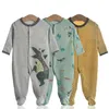Rompers Baby Tight Fiting Clothing For Borns Boys and Girls Long Sleep 3 6 9 12 Månaders Old Children's Clothing 230408