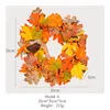 Decoratieve bloemen 1 stuks krans rode bes lotus rotan deur hangende Thanksgiving Day decoratie