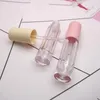 Aufbewahrungsflaschen 10 Stück leere durchsichtige Lipgloss-Behälter aus Kunststoff mit Zauberstab für Basis-Gel-Öl-Kosmetikverpackungen