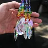 Dekoracje ogrodowe kolorowe kryształy Suncatcher odblaskowy kryształowy wisiorek w kryzysie do szafki żyrandolów