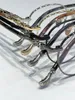 New fashion design round optical glasses 8242 exquisite titanium frame retro shape punk style clear lenses eyewear top quality