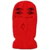 Maska narciarska 3 dziury Balaclavas Winter Hat Three 20 Top rzędu 89lk