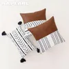 Almohada NAPEARL Funda de cuero para decoración del hogar Fundas decorativas 1PC