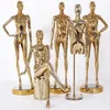 Fashionable Cuatomized Electroplated Model Women Shiny Mannequin Golden and Silver For Sale