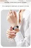 Kvinnors klockor Sanda 1116 Fashion Elegant Design Rectangle Dial Water Resistant Quartz Movement Business Women Analog Wrist Watch 231107