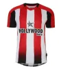 23 24 Brentfords Home Soccer Jerseys 2023 2024 Hickey Hickey Генри Дженсен Шад Тони Дасильва Тони Норгаард Mbeumo Janelt футбольные рубашки Мужские детские комплект