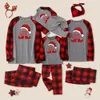 Abiti coordinati per la famiglia NASHAKAITE Babbo Natale look per la famiglia pigiama natalizio Mary Christmas Pjs Sleepwear abiti coordinati per la famiglia 231107