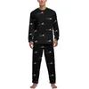 Men's Sleepwear Dachshund Pajamas Man Dog Pet Cool Spring Long Sleeves 2 Piece Leisure Design Pajama Sets